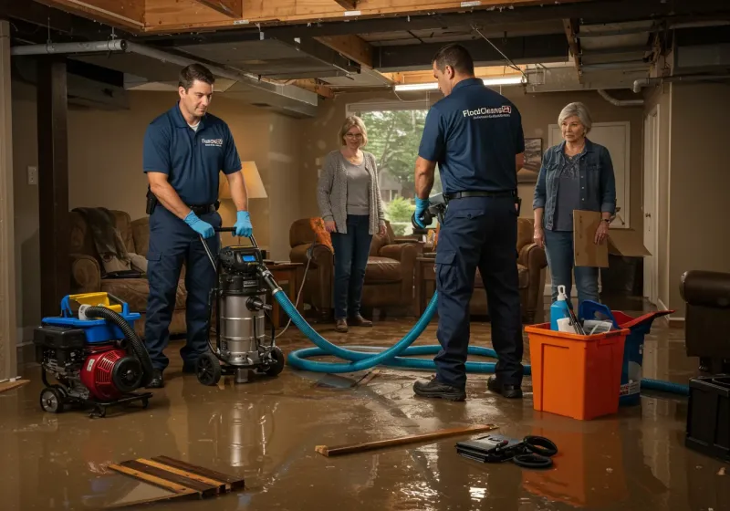 Basement Water Extraction and Removal Techniques process in Bacliff, TX
